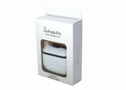 Чехол для наушников Airpods Pro Capsule 003 бело-черный - оптовая продажа фото 3 Чехол для наушников Airpods Pro Capsule 003 бело-черный - фото фото 3