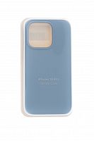 Чехол-накладка для iPhone 14 Pro VEGLAS SILICONE CASE закрытый сиренево-голубой (5) - фото