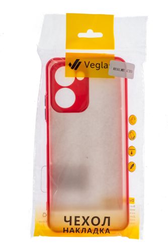 Чехол-накладка для REALME С33 VEGLAS Fog красный оптом, в розницу Центр Компаньон фото 3