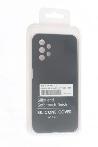 Чехол-накладка для Samsung A135F A13 SILICONE CASE NL OP закрытый черный (3) - оптовая продажа фото 4 Чехол-накладка для Samsung A135F A13 SILICONE CASE NL OP закрытый черный (3) - фото фото 4
