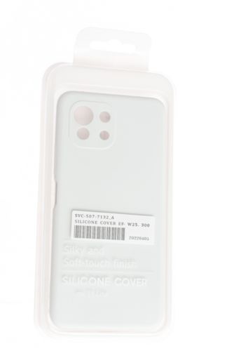 Чехол-накладка для XIAOMI Mi 11 Lite SILICONE CASE NL OP закрытый белый (9) - фото фото 4