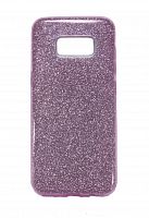 Чехол-накладка для Samsung G955 S8 Plus JZZS Shinny 3в1 TPU фиолетовая - фото