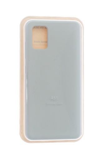 Чехол-накладка для Samsung A515F A51 SILICONE CASE закрытый белый (9) - фото