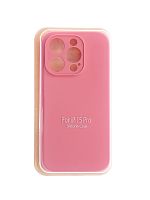 Купить Чехол-накладка для iPhone 15 Pro VEGLAS SILICONE CASE NL Защита камеры розовый (6) оптом, в розницу в ОРЦ Компаньон