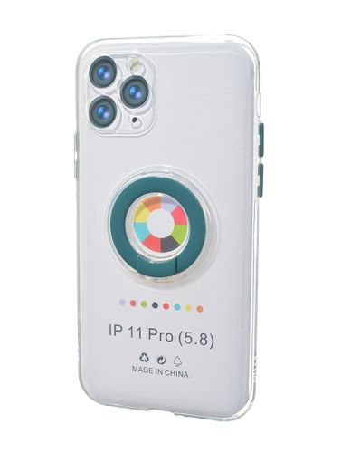Чехол-накладка для iPhone 11 Pro NEW RING TPU темно-зеленый оптом, в розницу Центр Компаньон фото 2