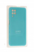 Чехол-накладка для Samsung M127F M12 SILICONE CASE закрытый бирюзовый (2) - фото