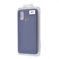 Купить Чехол-накладка для Samsung M215F M21 VEGLAS SILICONE CASE закрытый темно-синий (8) оптом, в розницу в ОРЦ Компаньон