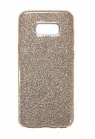 Чехол-накладка для Samsung G955 S8 Plus JZZS Shinny 3в1 TPU золото - фото