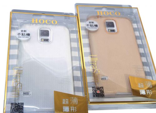 Чехол-накладка для Samsung G900H/i9600 S5 HOCO LIGHT TPU зол - фото фото 3