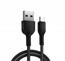 Кабель USB-Micro USB HOCO X20 1м Flash черный - фото