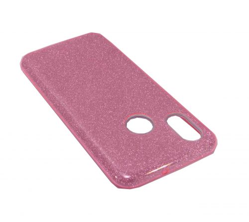 Чехол-накладка для HUAWEI P20 Lite/Nova 3E JZZS Shinny 3в1 TPU розовая - оптовая продажа фото 3 Чехол-накладка для HUAWEI P20 Lite/Nova 3E JZZS Shinny 3в1 TPU розовая - фото фото 3