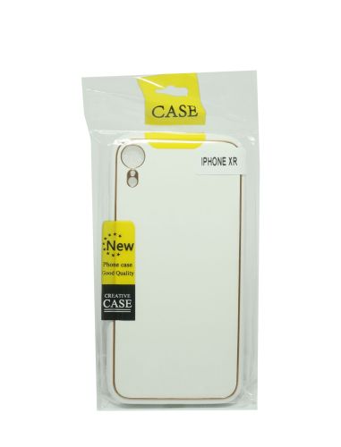 Чехол-накладка для iPhone XR PC+PU LEATHER CASE белый оптом, в розницу Центр Компаньон фото 2