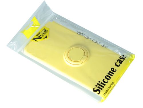 Чехол-накладка для XIAOMI Redmi 7A SOFT TOUCH TPU КОЛЬЦО желтый оптом, в розницу Центр Компаньон фото 2