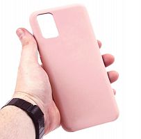 Чехол-накладка для Samsung A315F A31 SILICONE CASE закрытый светло-розовый (18) - фото