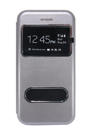 Чехол-книжка для iPhone 6/6S BUSINESS TWO WINDOW серый - оптовая продажа Чехол-книжка для iPhone 6/6S BUSINESS TWO WINDOW серый - фото