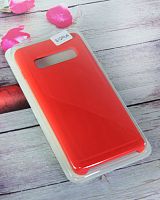 Чехол-накладка для Samsung G975F S10 Plus SILICONE CASE NL красный (1) - фото