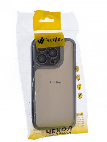 Чехол-накладка для iPhone 14 Pro VEGLAS Bracket Lens серый оптом, в розницу Центр Компаньон фото 4