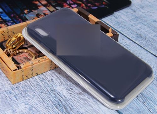 Чехол-накладка для iPhone XS Max SILICONE CASE AAA темно-синий  оптом, в розницу Центр Компаньон фото 2