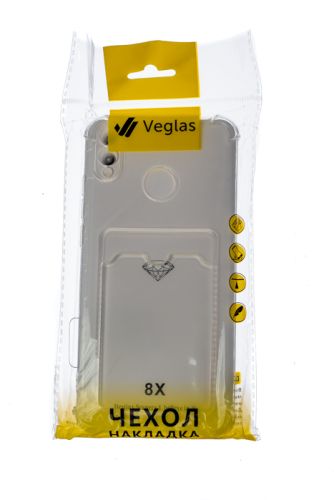 Чехол-накладка для HUAWEI Honor 8X VEGLAS Air Pocket прозрачный оптом, в розницу Центр Компаньон фото 4