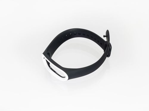 Ремешок для Xiaomi Band 3/4 Sport черно-белый оптом, в розницу Центр Компаньон фото 3