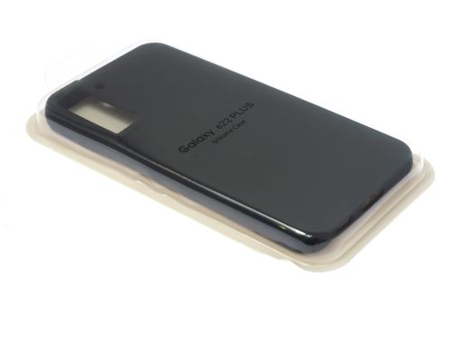 Чехол-накладка для Samsung S906B S22 Plus VEGLAS SILICONE CASE закрытый черный (3) оптом, в розницу Центр Компаньон фото 2