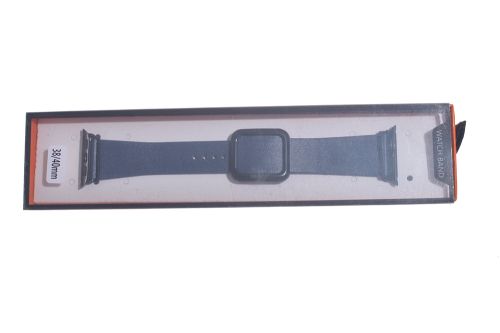 Ремешок для Apple Watch Square buckle 38/40/41mm темно-синий оптом, в розницу Центр Компаньон фото 3
