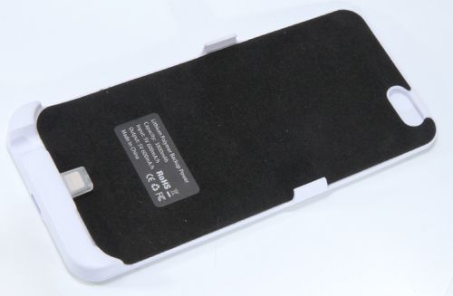 Внешний АКБ чехол для iPhone 6 (4.7) NYX X5 3800mAh серебро оптом, в розницу Центр Компаньон фото 3