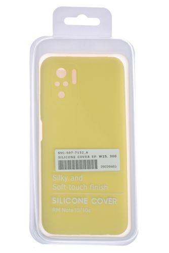 Чехол-накладка для XIAOMI Redmi Note 10S SILICONE CASE OP закрытый желтый (20) оптом, в розницу Центр Компаньон фото 4