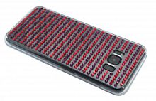 Чехол-накладка для SAMSUNG G955F S8 Plus YOUNICOU стразы LINES PC+TPU Вид 2 - фото