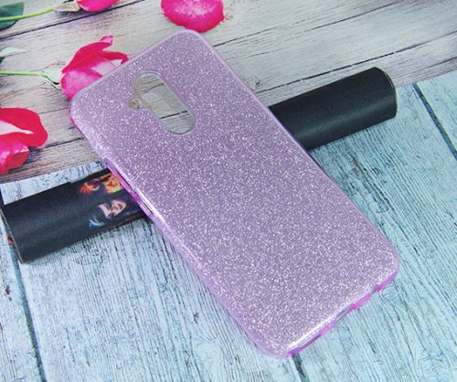 Чехол-накладка для HUAWEI Mate 20 Lite JZZS Shinny 3в1 TPU фиолетовая - фото