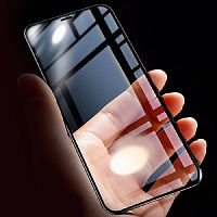 Защитное стекло для iPhone XS Max/11 Pro Max 5D пакет черный - фото