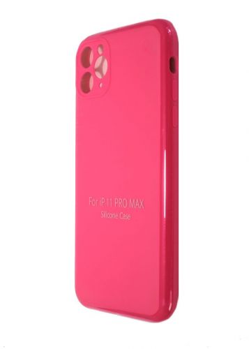 Чехол-накладка для iPhone 11 Pro Max VEGLAS SILICONE CASE Защита камеры глубокий розовый (47) - оптовая продажа Чехол-накладка для iPhone 11 Pro Max VEGLAS SILICONE CASE Защита камеры глубокий розовый (47) - фото