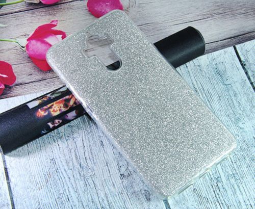 Чехол-накладка для HUAWEI Mate 9 JZZS Shinny 3в1 TPU серебро - фото