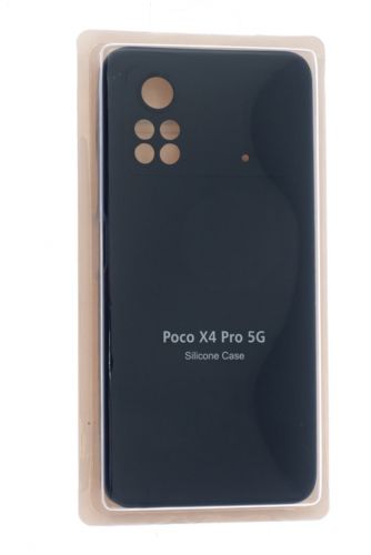 Чехол-накладка для XIAOMI Poco X4 Pro SILICONE CASE закрытый черный (3) - оптовая продажа Чехол-накладка для XIAOMI Poco X4 Pro SILICONE CASE закрытый черный (3) - фото