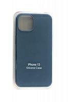 Купить Чехол-накладка для iPhone 13 SILICONE CASE закрытый темно-синий (8) оптом, в розницу в ОРЦ Компаньон
