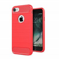 Чехол-накладка для iPhone 7/8/SE 009508 ANTISHOCK красный - фото