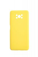 Купить Чехол-накладка для XIAOMI Poco X3 NFC SILICONE CASE NL OP закрытый желтый (20) оптом, в розницу в ОРЦ Компаньон