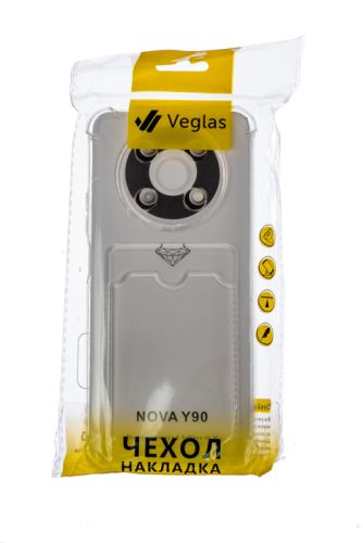 Чехол-накладка для HUAWEI Nova Y90 VEGLAS Air Pocket прозрачный оптом, в розницу Центр Компаньон фото 4