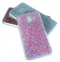 Чехол-накладка для Samsung J400 J4 2018 DROP STAR TPU розовый  - фото