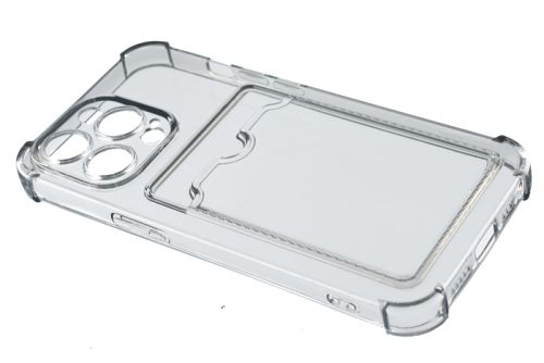 Чехол-накладка для iPhone 13 Pro VEGLAS Air Pocket черно-прозрачный оптом, в розницу Центр Компаньон фото 3
