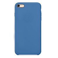 Чехол-накладка для iPhone 6/6S Plus SILICONE CASE синий (3) - фото