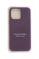 Купить Чехол-накладка для iPhone 14 Pro Max SILICONE CASE закрытый бордовый (52) оптом, в розницу в ОРЦ Компаньон