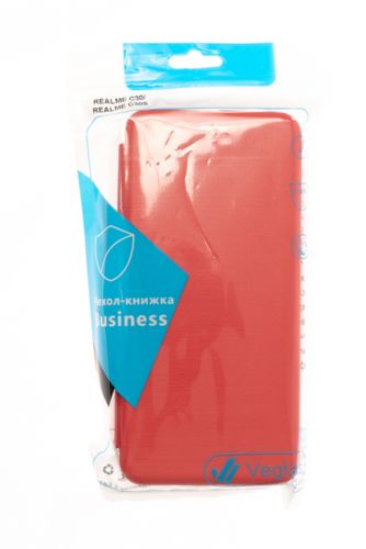 Чехол-книжка для Realme С30/C30S VEGLAS BUSINESS красный - фото фото 5