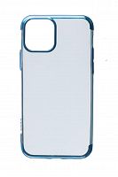 Чехол-накладка для iPhone 11 Pro ELECTROPLATED TPU DOKA синий - фото