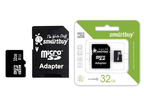 Карта памяти MicroSD 32 Gb Класс 10 Smart Buy адаптер оптом, в розницу Центр Компаньон фото 2