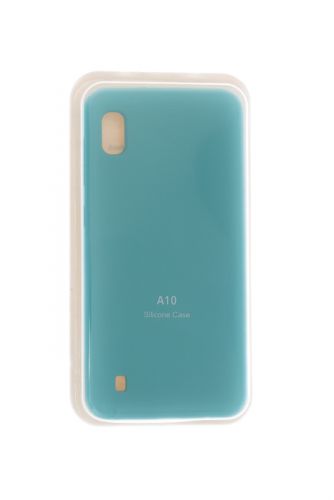 Чехол-накладка для Samsung A105F A10 VEGLAS SILICONE CASE закрытый бирюзовый (2) оптом, в розницу Центр Компаньон