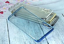 Чехол-накладка для Samsung A505F A50 ELECTROPLATED TPU DOKA синий - фото