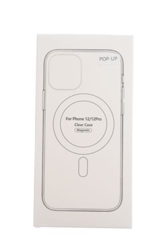 Чехол-накладка для iPhone 12/12 Pro Clear TPU поддержка MagSafe Pop-up window прозрачный коробка оптом, в розницу Центр Компаньон фото 4