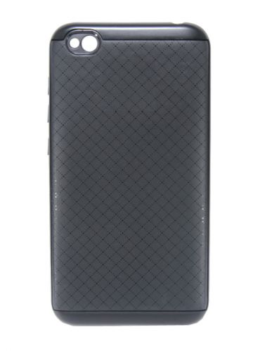 Чехол-накладка для XIAOMI Redmi 4A GRID CASE TPU+PC черный - фото