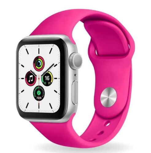 Ремешок для Apple Watch Sport 42/44mm Короткий ярко-розовый (29) оптом, в розницу Центр Компаньон фото 3